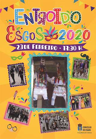 Fechas, información, programa, cartel, imágenes, mapa y ubicación de Entroido  en  Esgos