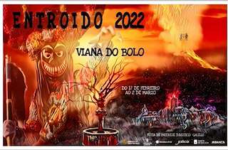 Fechas, información, programa, cartel, imágenes, mapa y ubicación de Entroido - Festa da Androlla  en  Viana do Bolo