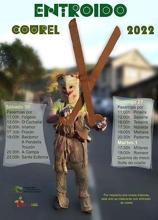 Fechas, información, programa, cartel, imágenes, mapa y ubicación de Entroido  en  Folgoso do Courel