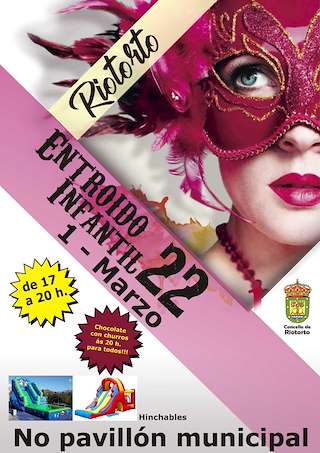 Fechas, información, programa, cartel, imágenes, mapa y ubicación de Entroido Infantil  en  Riotorto