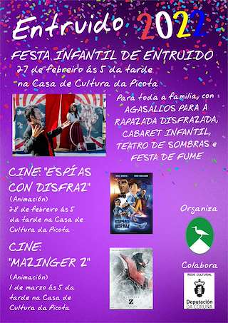 Fechas, información, programa, cartel, imágenes, mapa y ubicación de Entroido  en  Mazaricos