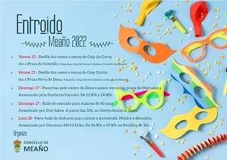 Fechas, información, programa, cartel, imágenes, mapa y ubicación de Entroido  en  Meaño