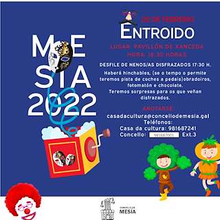 Fechas, información, programa, cartel, imágenes, mapa y ubicación de Entroido  en  Mesía