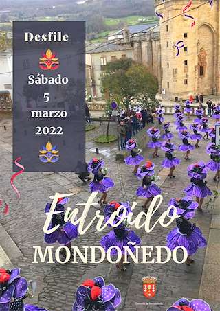 Fechas, información, programa, cartel, imágenes, mapa y ubicación de Entroido  en  Mondoñedo