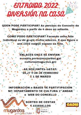 Fechas, información, programa, cartel, imágenes, mapa y ubicación de Entroido  en  Mugardos