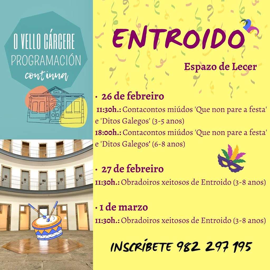 Entroido no Vello Cárcere en Lugo