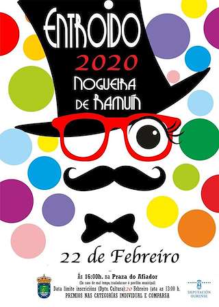 Fechas, información, programa, cartel, imágenes, mapa y ubicación de Entroido  en  Nogueira de Ramuín