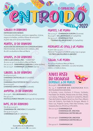 Fechas, información, programa, cartel, imágenes, mapa y ubicación de Entroido  en  O Carballiño