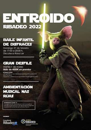 Fechas, información, programa, cartel, imágenes, mapa y ubicación de Entroido  en  Ribadeo