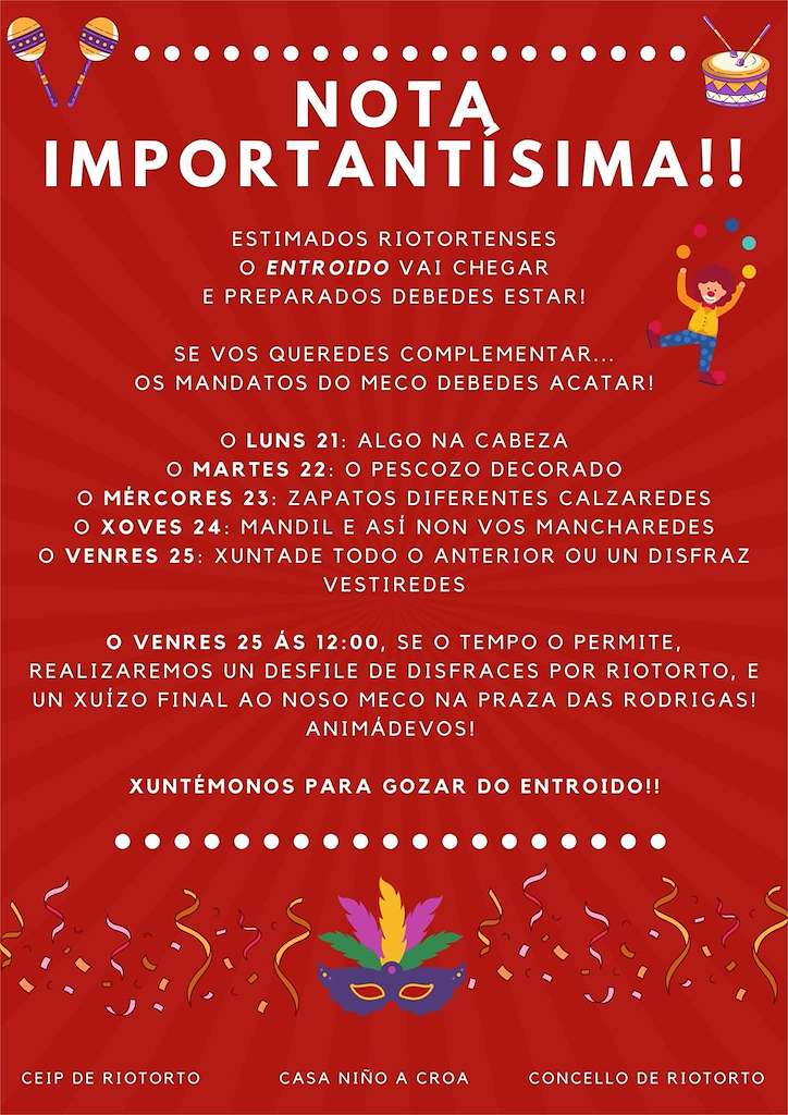 Entroido en Riotorto
