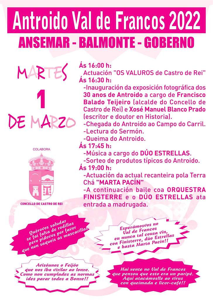 Entroido Val de Francos en Castro de Rei
