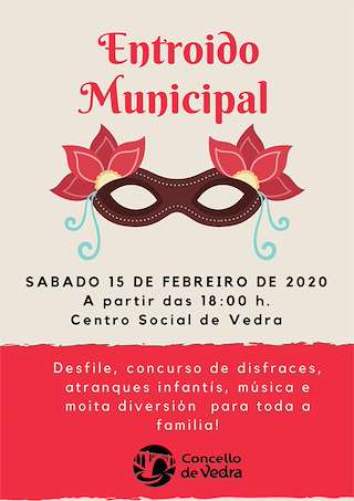 Fechas, información, programa, cartel, imágenes, mapa y ubicación de Entroido  en  Vedra