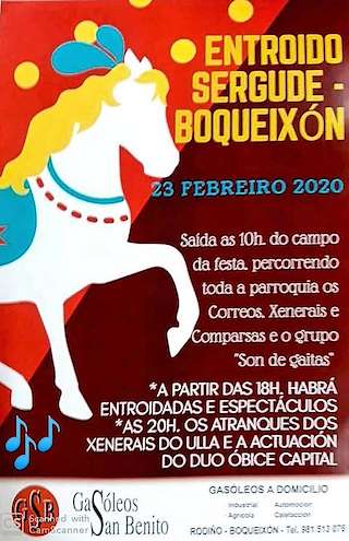 Entroido de Sergude en Boqueixón