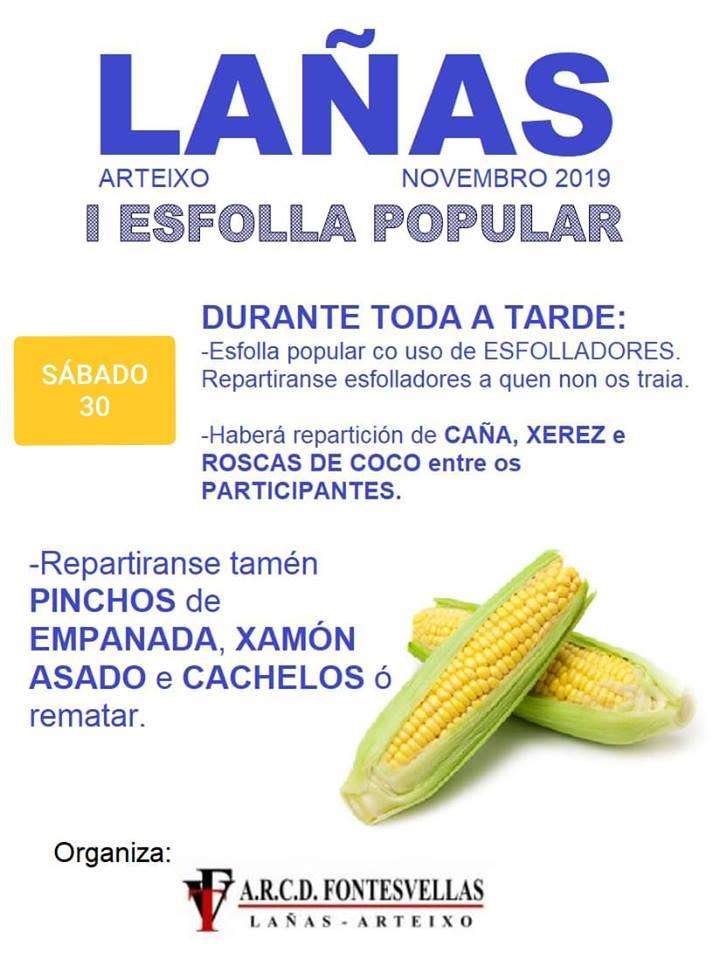 III Esfolla Popular de Lañas en Arteixo