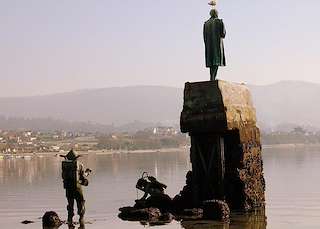 Estatua del Capitán Nemo