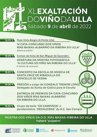 Fechas, información, programa, cartel, imágenes, mapa y ubicación de XLII Exaltación do Viño da Ulla  en  Vedra