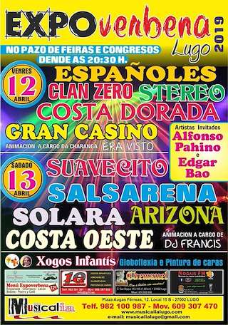 Fechas, información, programa, cartel, imágenes, mapa y ubicación de Expo Verbena   en  Lugo