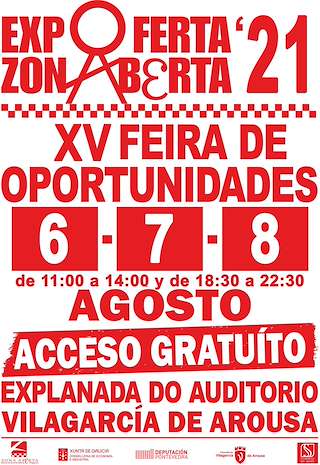 Fechas, información, programa, cartel, imágenes, mapa y ubicación de XVII Expoferta Zona Aberta  en  Vilagarcía de Arousa