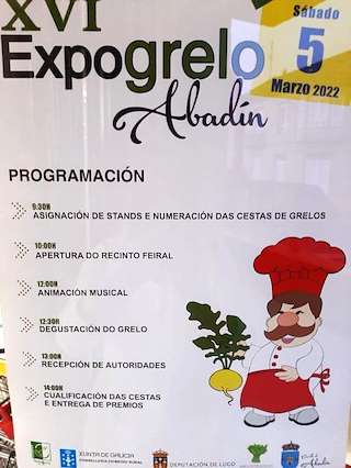 Fechas, información, programa, cartel, imágenes, mapa y ubicación de XVIII Expogrelo - Feira do Grelo  en  Abadín
