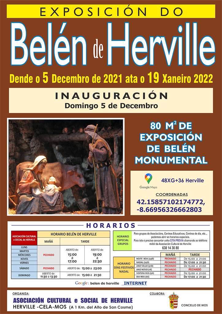 Exposición do Belén de Herville en Mos