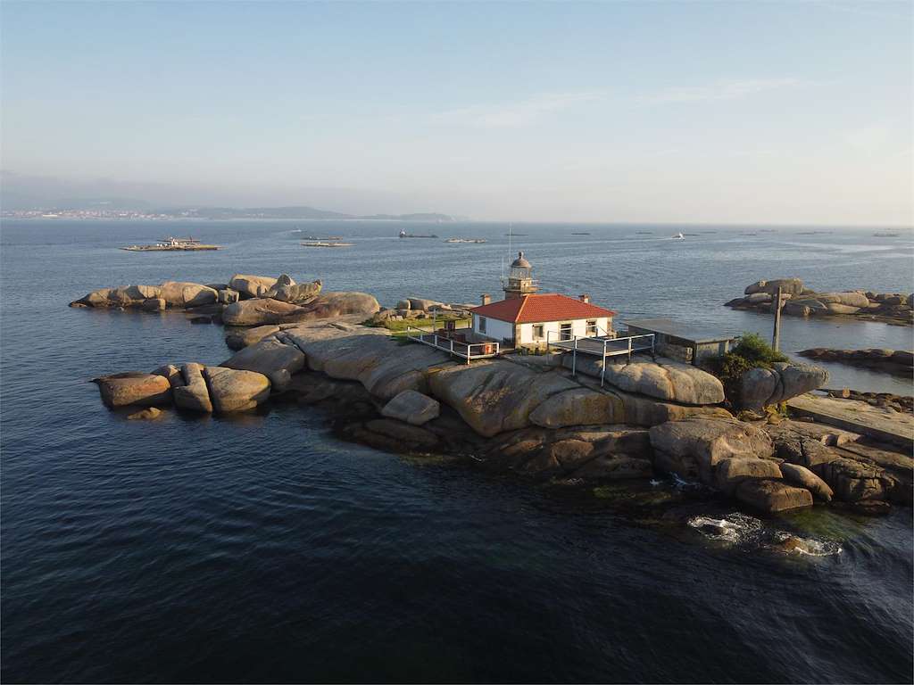 Faro de Punta Cabalo en Illa de Arousa