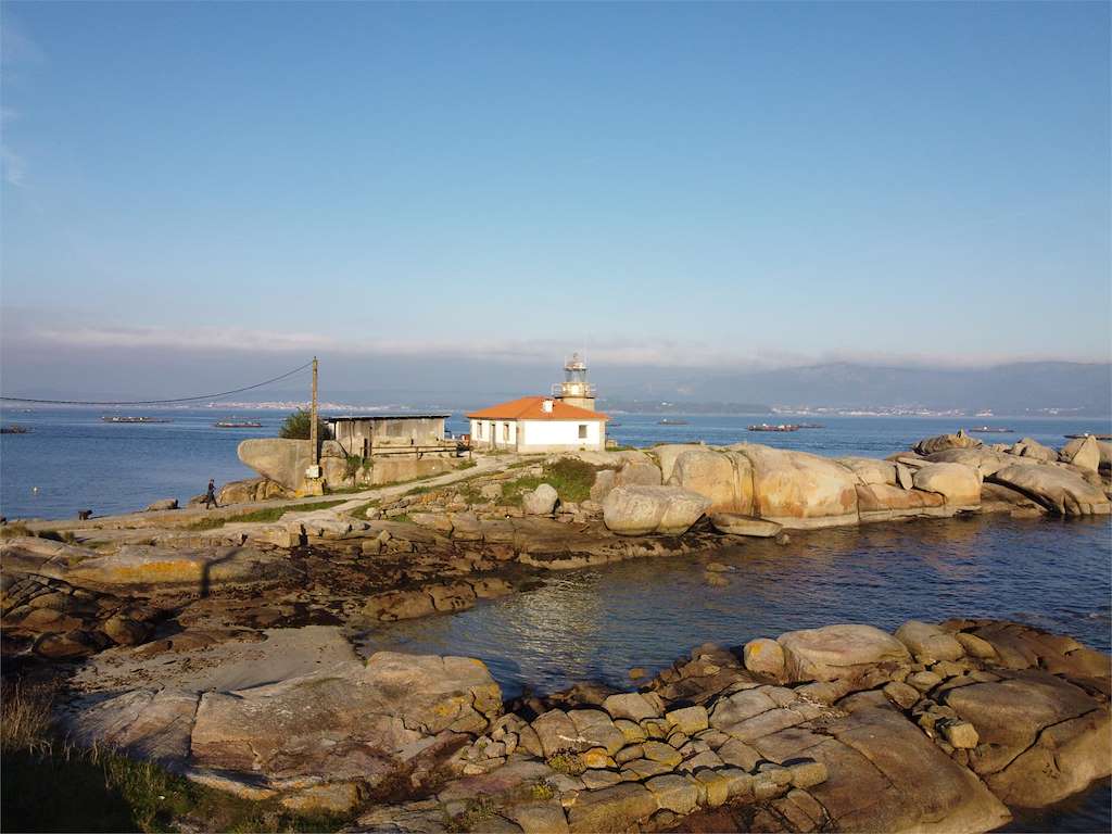 Faro de Punta Cabalo en Illa de Arousa