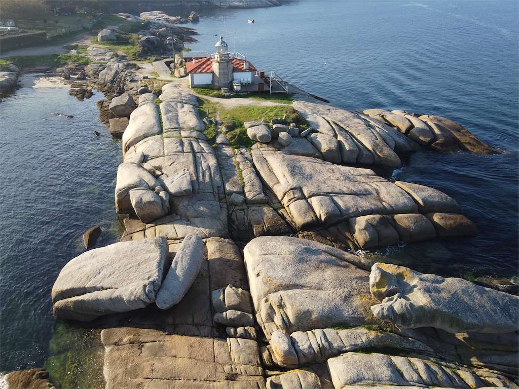 Faro de Punta Cabalo en Illa de Arousa