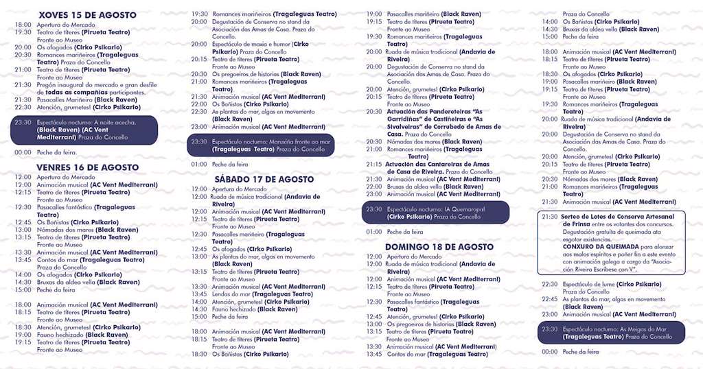 Feira Artesanal e Mariñeira - Artemar  en Ribeira