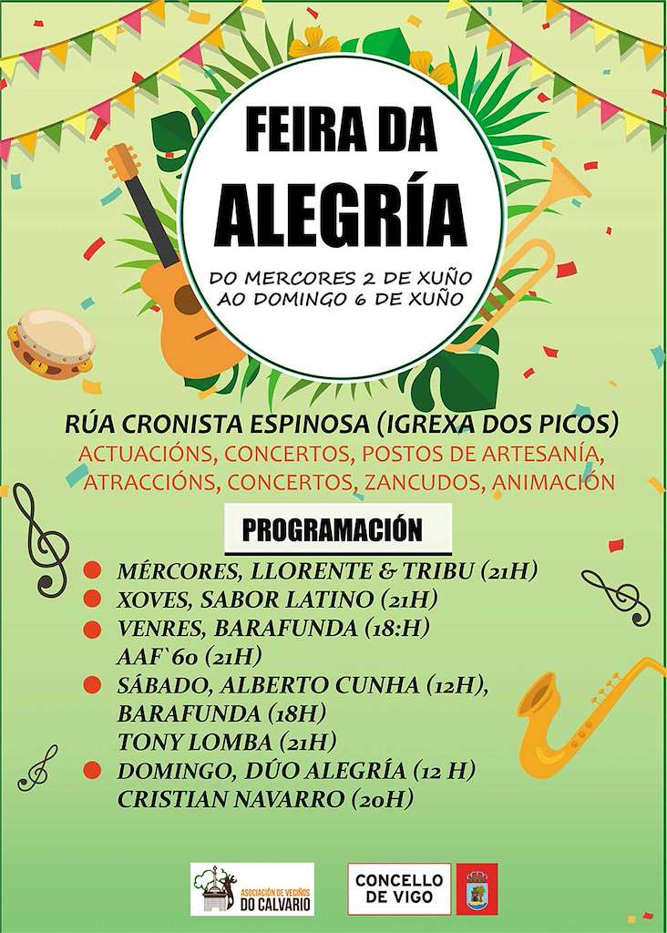 Feira da Alegría do Calvario (2024) en Vigo