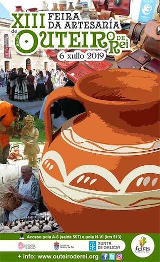 Fechas, información, programa, cartel, imágenes, mapa y ubicación de XVI Feira da Artesanía (2024)  en  Outeiro de Rei