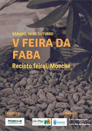 Fechas, información, programa, cartel, imágenes, mapa y ubicación de VII Feira da Faba  en  Moeche