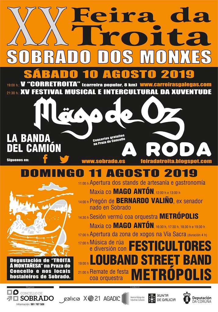 XXII Feira da Troita en Sobrado
