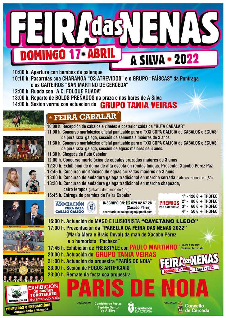 Feira das Nenas de A Silva en Cerceda