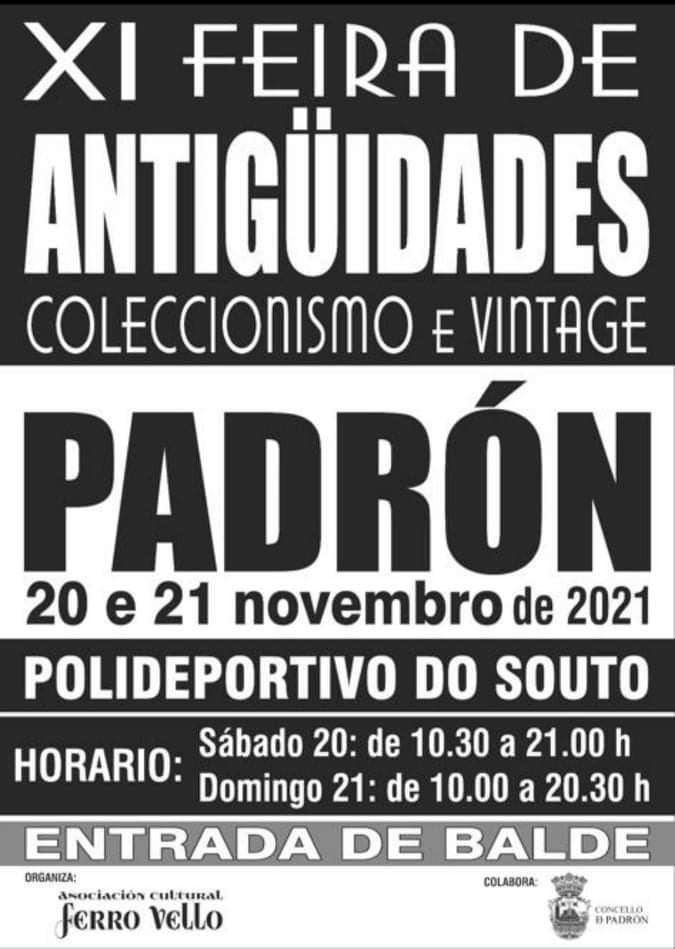 XVI Feira de Antigüidades, Coleccionismo e Vintage en Padrón