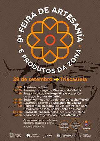 Fechas, información, programa, cartel, imágenes, mapa y ubicación de XI Feira de Artesanía e Produtos da Zona  en  Triacastela