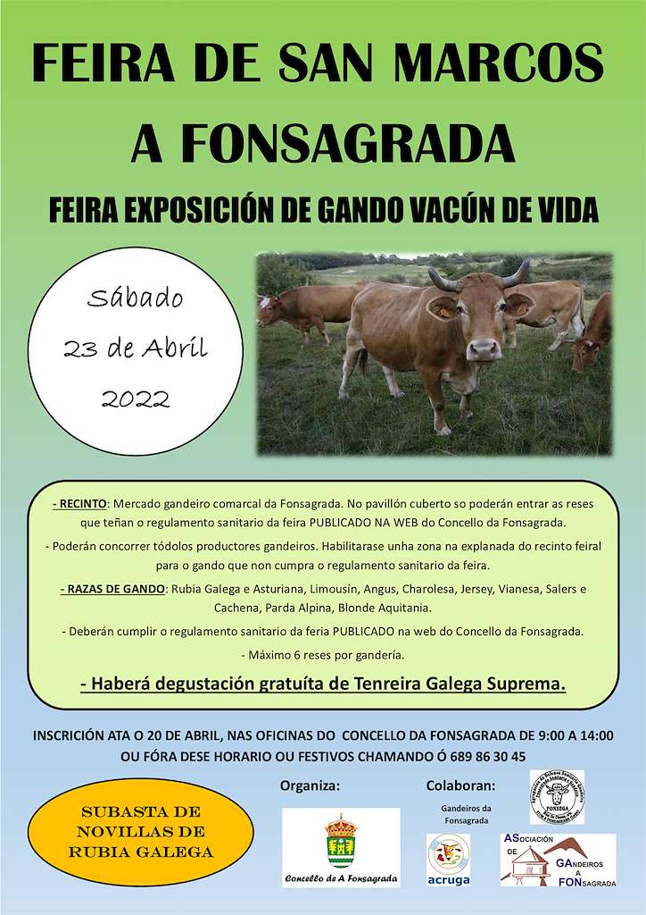 Feira de Gando Vacún de Vida en A Fonsagrada
