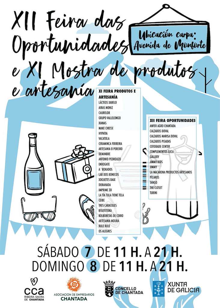 XV Feira de Oportunidades e XIV Mostra de Produtos e Artesanía  en Chantada
