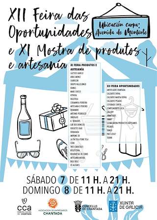 Fechas, información, programa, cartel, imágenes, mapa y ubicación de XV Feira de Oportunidades e XIV Mostra de Produtos e Artesanía   en  Chantada