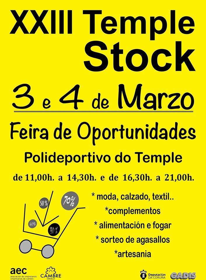 XXIV Feira de Oportunidades - Temple Stock en Cambre