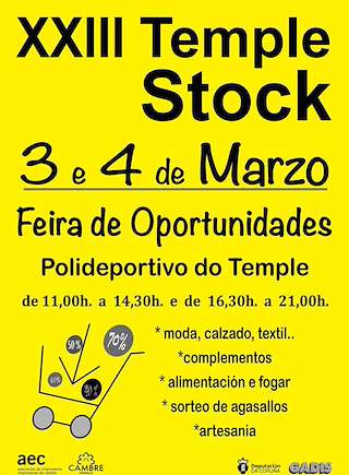 Fechas, información, programa, cartel, imágenes, mapa y ubicación de XXIV Feira de Oportunidades - Temple Stock  en  Cambre
