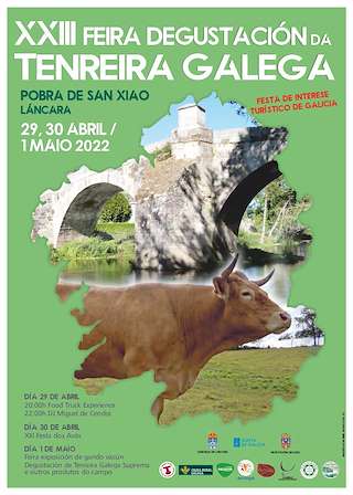 Fechas, información, programa, cartel, imágenes, mapa y ubicación de XXV Feira Degustación da Tenreira Galega (2025)  en  Láncara
