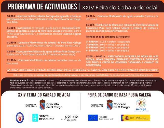 XXVII Feira do Cabalo de Adai (2024) en O Corgo