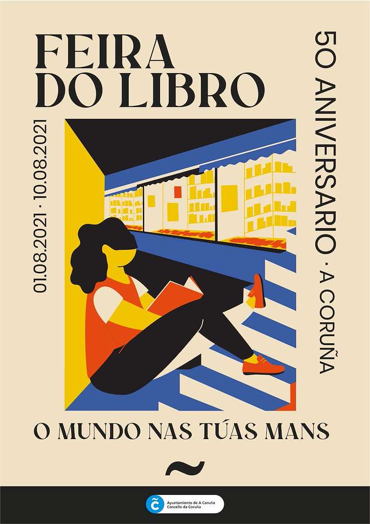 Feira do libro en A Coruña