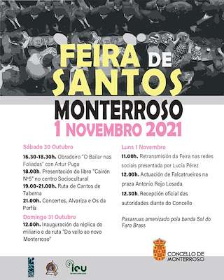 Fechas, información, programa, cartel, imágenes, mapa y ubicación de Feira dos Santos (2024)  en  Monterroso
