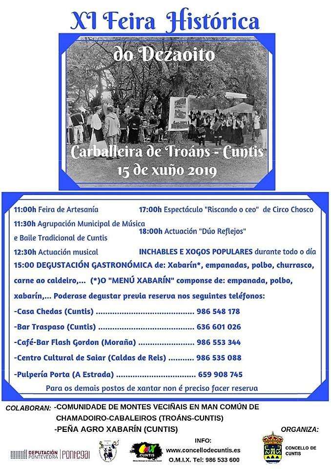 XIII Feira Histórica do Dezaoito de Troáns (2024) en Cuntis