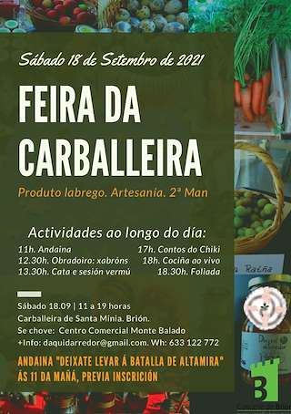 Fechas, información, programa, cartel, imágenes, mapa y ubicación de Feira Labrega  en  Brión