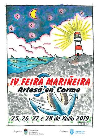 Fechas, información, programa, cartel, imágenes, mapa y ubicación de V Feira Mariñeira Artesá de Corme  en  Ponteceso