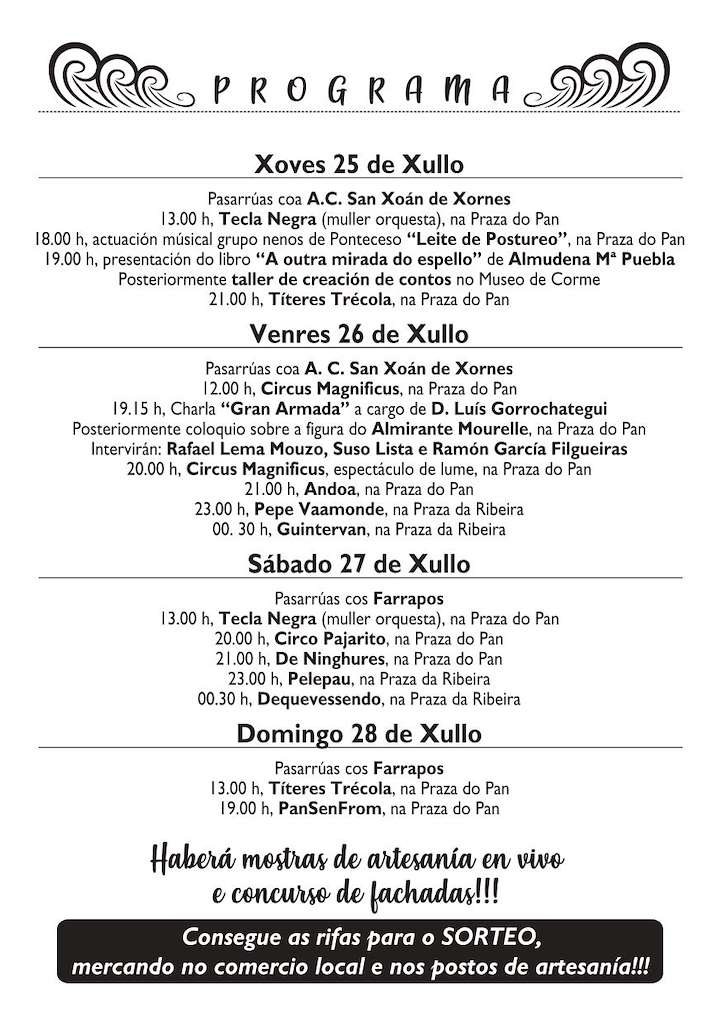 V Feira Mariñeira Artesá de Corme en Ponteceso