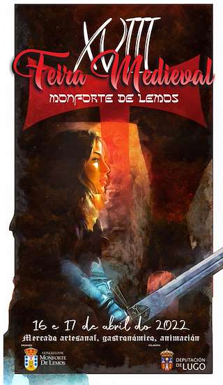 Fechas, información, programa, cartel, imágenes, mapa y ubicación de XX Feira Medieval  en  Monforte de Lemos