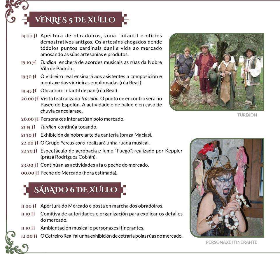 XVII Feira Medieval (2024) en Padrón
